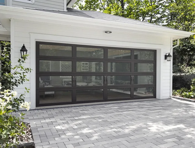 Fountain Garage Door Repair design specialist presenting custom garage door options to Fountain homeowner