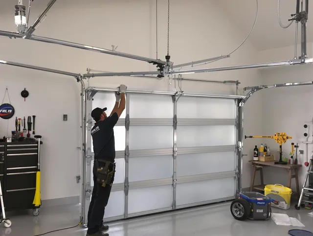 Fountain Garage Door Repair certified team performing precision garage door installation in Fountain