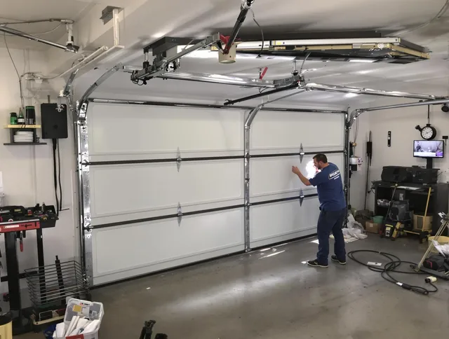 Professional garage door repair service by Fountain Garage Door Repair in Fountain