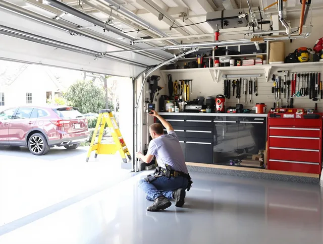 Local garage door repair service by Fountain Garage Door Repair in Fountain