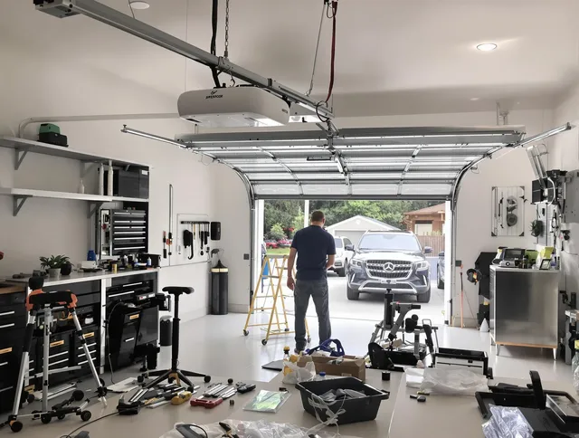 Garage door opener installation by Fountain Garage Door Repair in Fountain