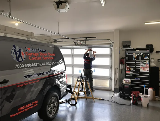 Fountain Garage Door Repair team performing same-day garage door repair in Fountain